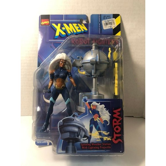 Marvel Comics X-MEN "STORM" Robot Fighters - action figure 1997 Toy Biz NEW MIP - Picture 1 of 3